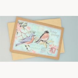 Card with envelope 12,5 x 17,5 cm